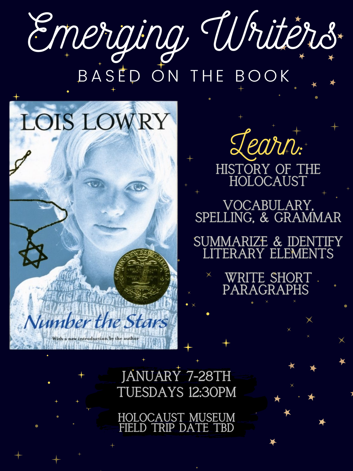 Emerging Writers ~ January 2025