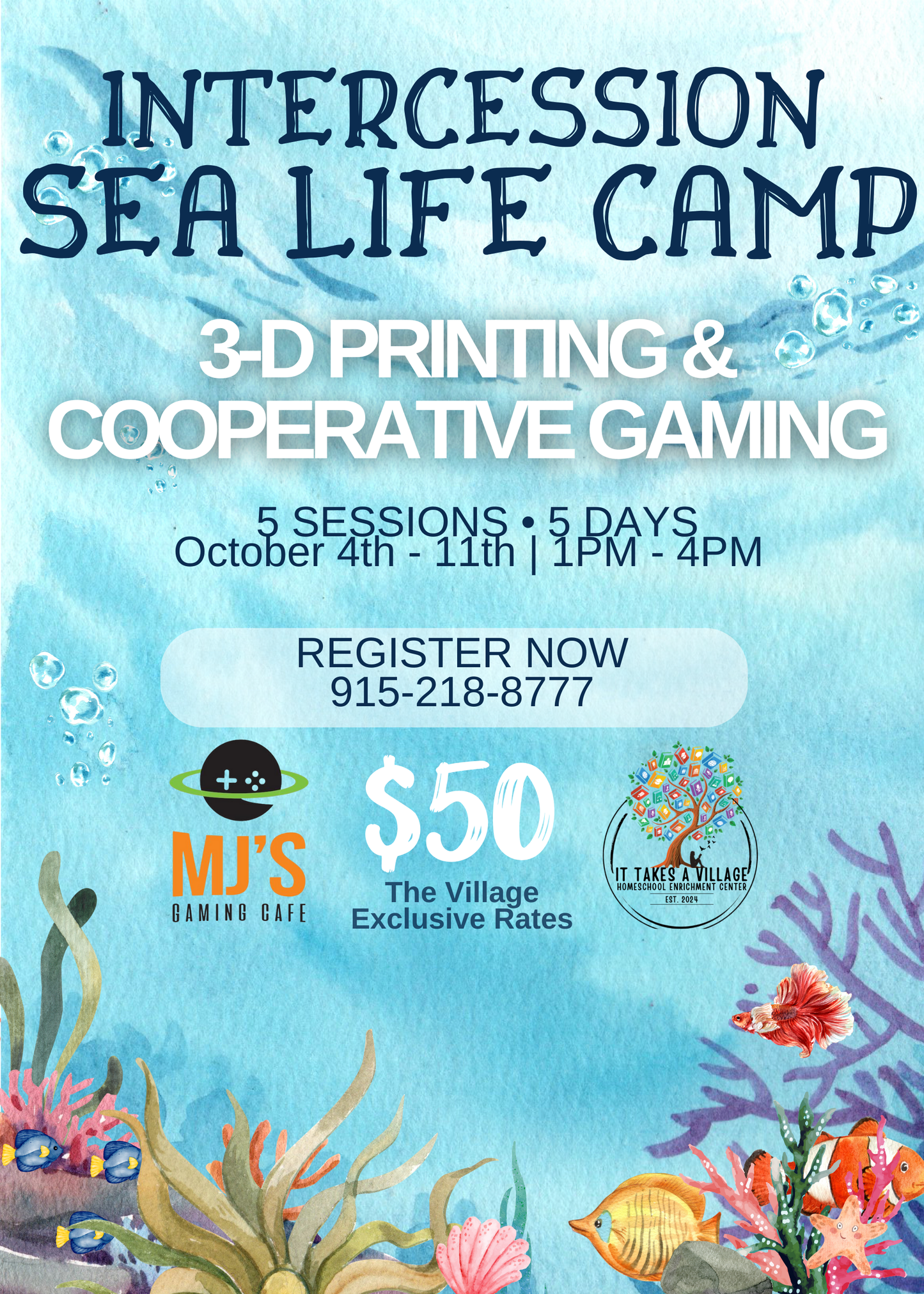 Intercession Camp Sea Life