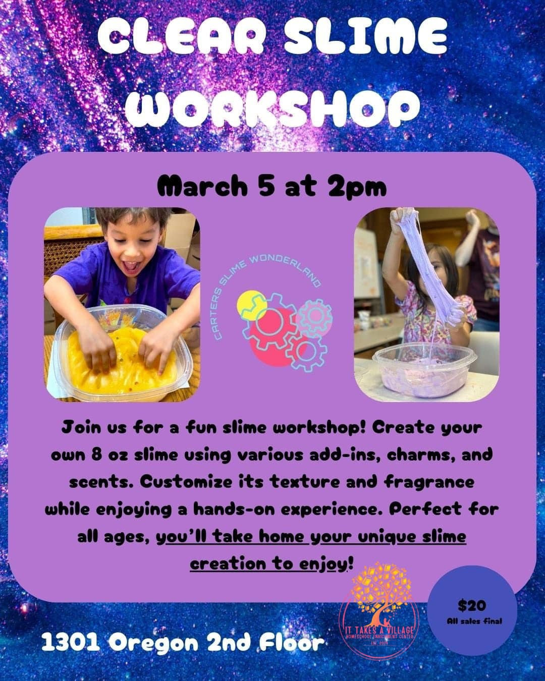 The Science of Slime Workshop