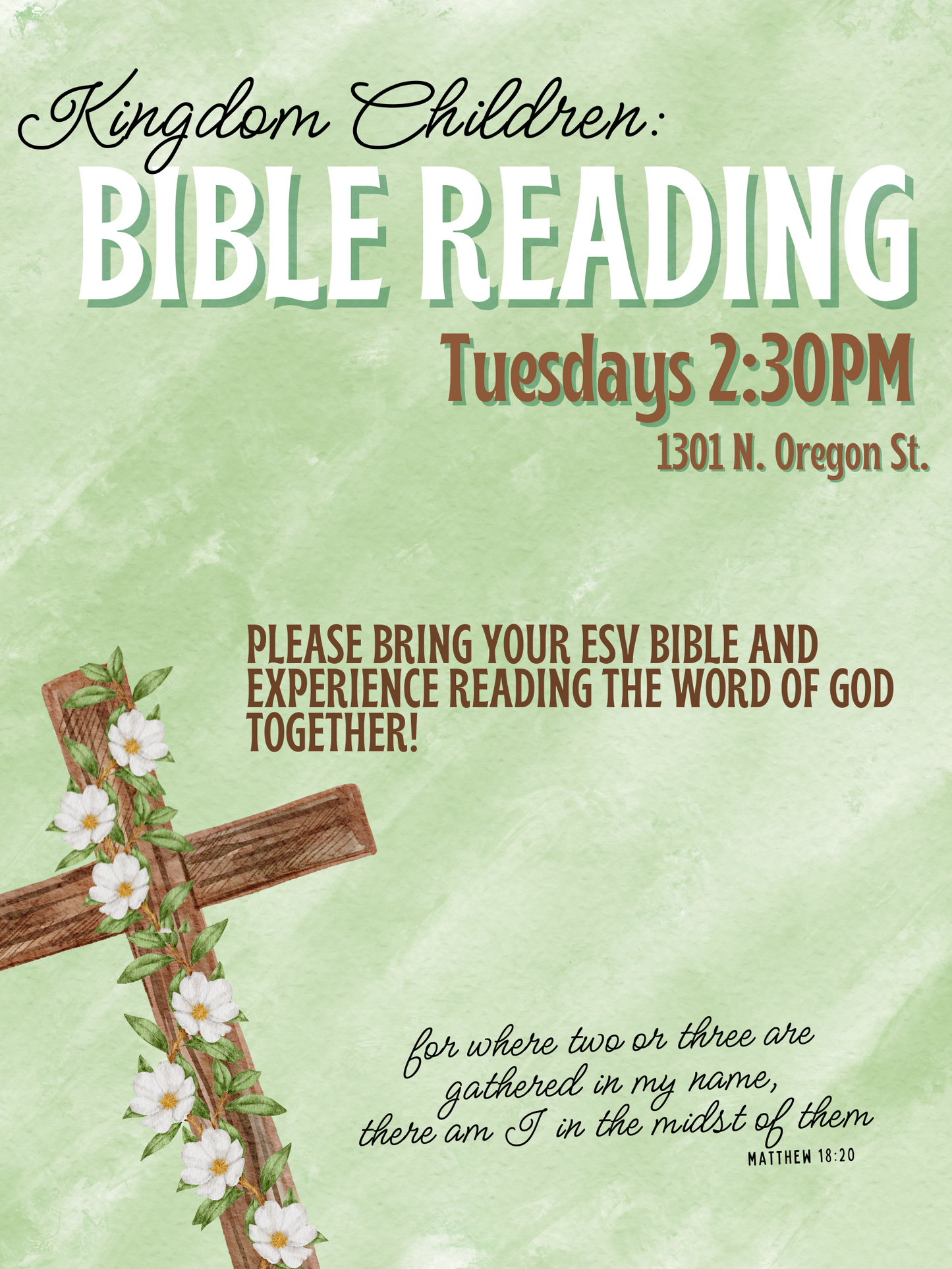 Kingdom Children: Bible Reading