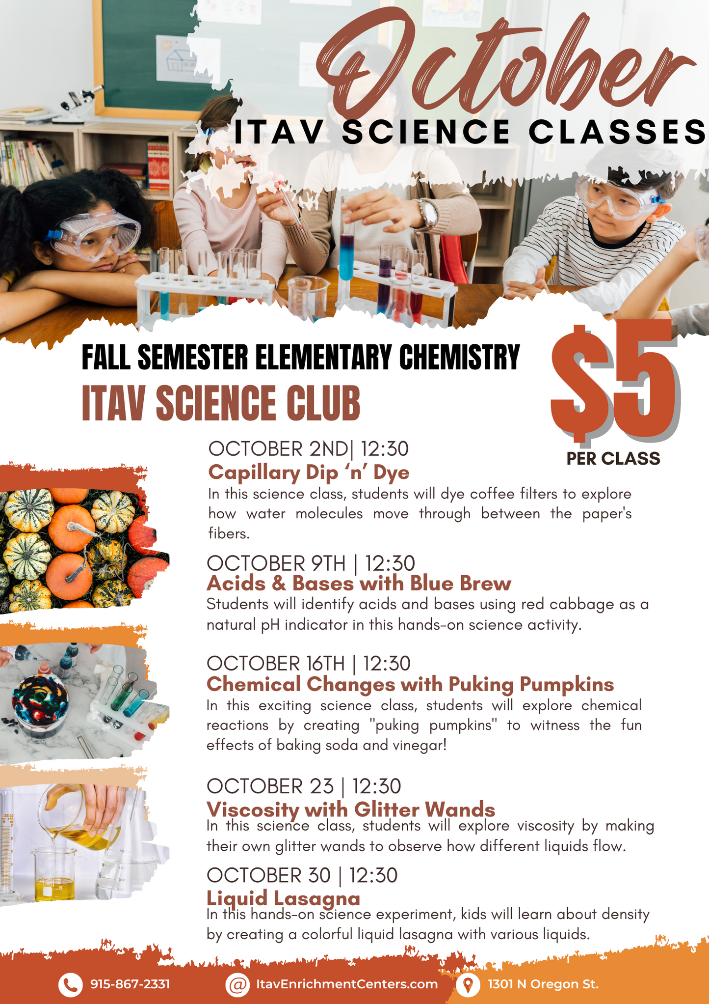 ITAV Science Club (October)