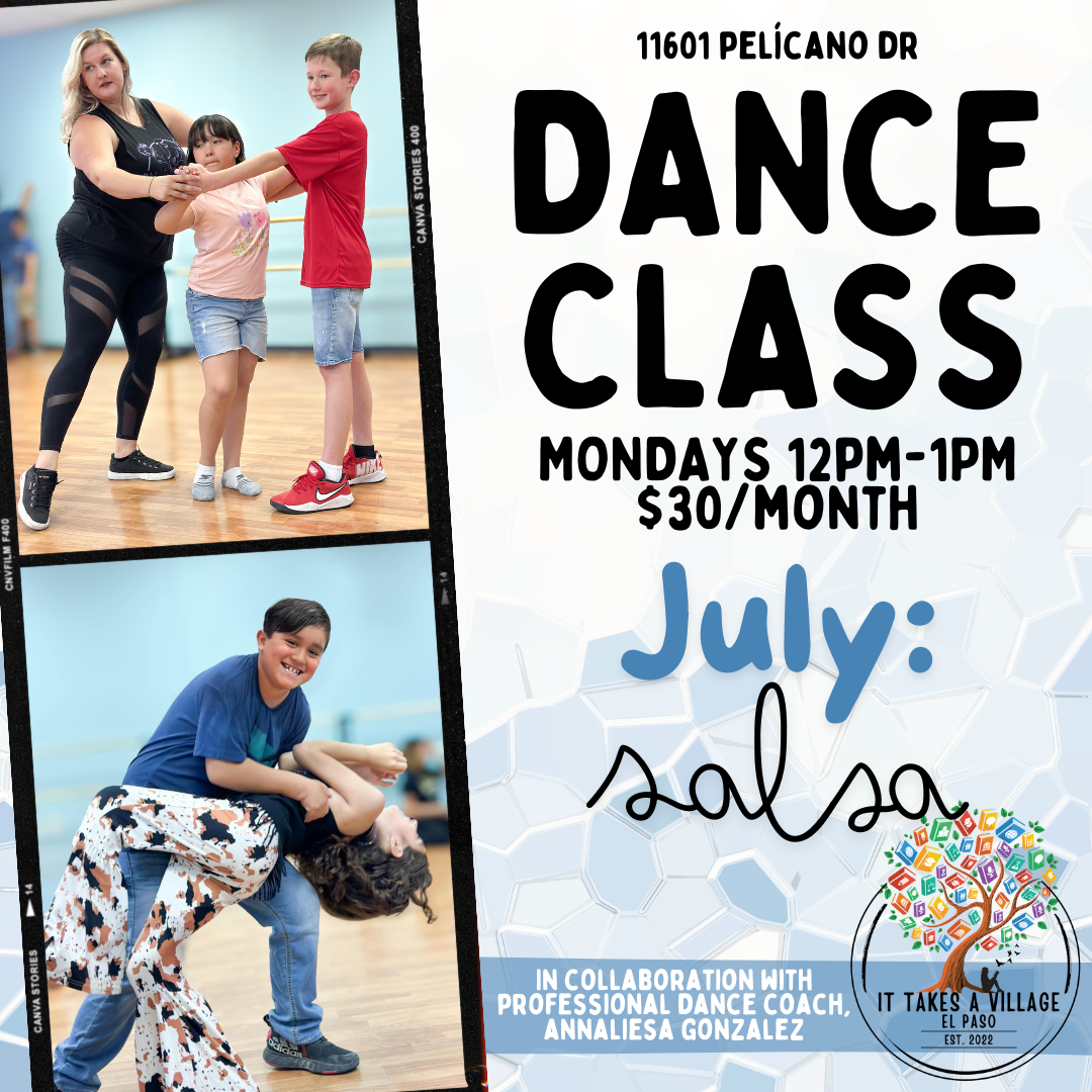 Dance Classes 12pm-1pm Mondays (July)